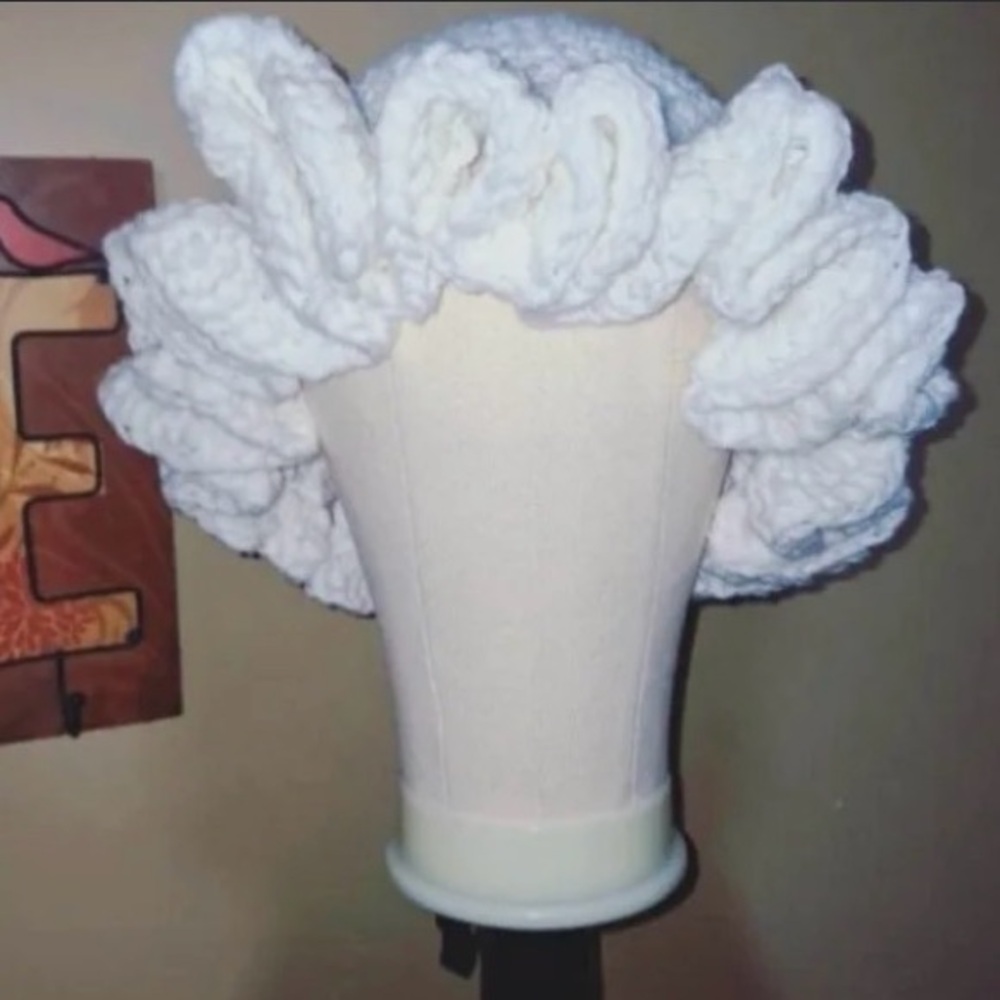 Elegant White Crochet Hat